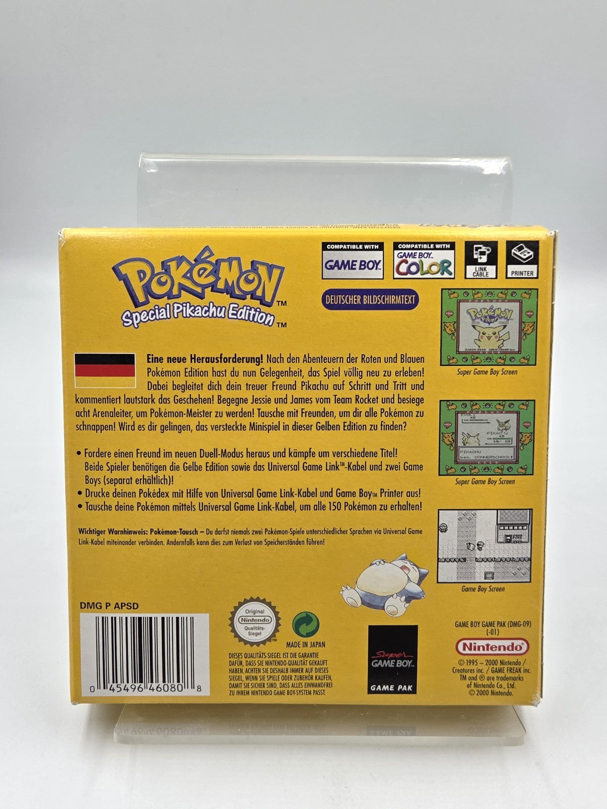 Nintendo Game Boy Pokemon Special Pikachu Edition mit OVP und Anleitung NOE