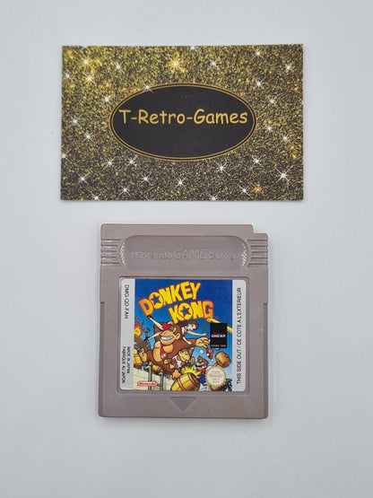 Nintendo Game Boy Classic Spiel Donkey Kong Modul FAH - T-Retro-Games 