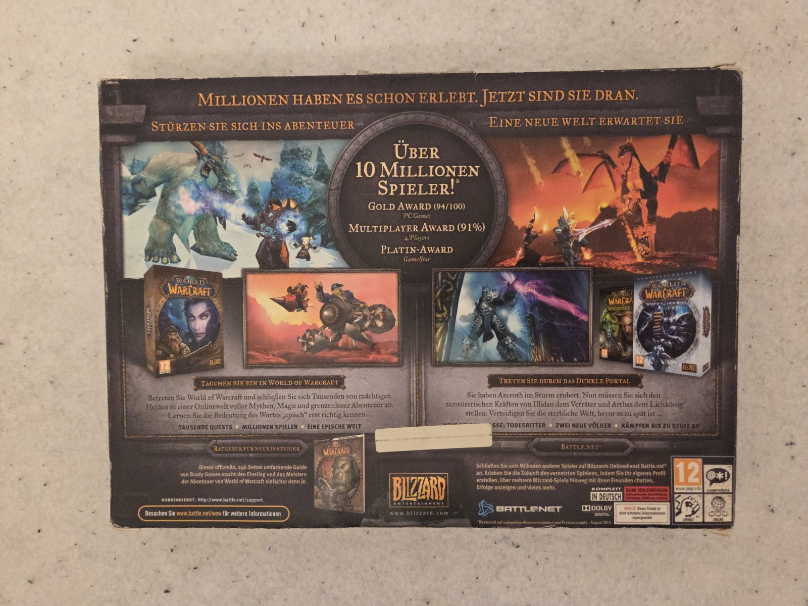 PC Spiel World of WarCraft Battle Chest Sealed Neu NEW Deutsch OVP