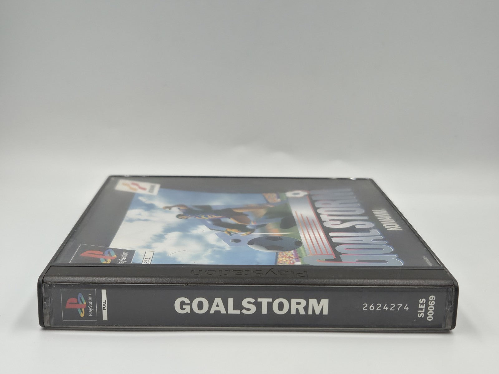 PS1 Playstation 1 Spiel Goalstorm mit OVP und Anleitung Multilingual