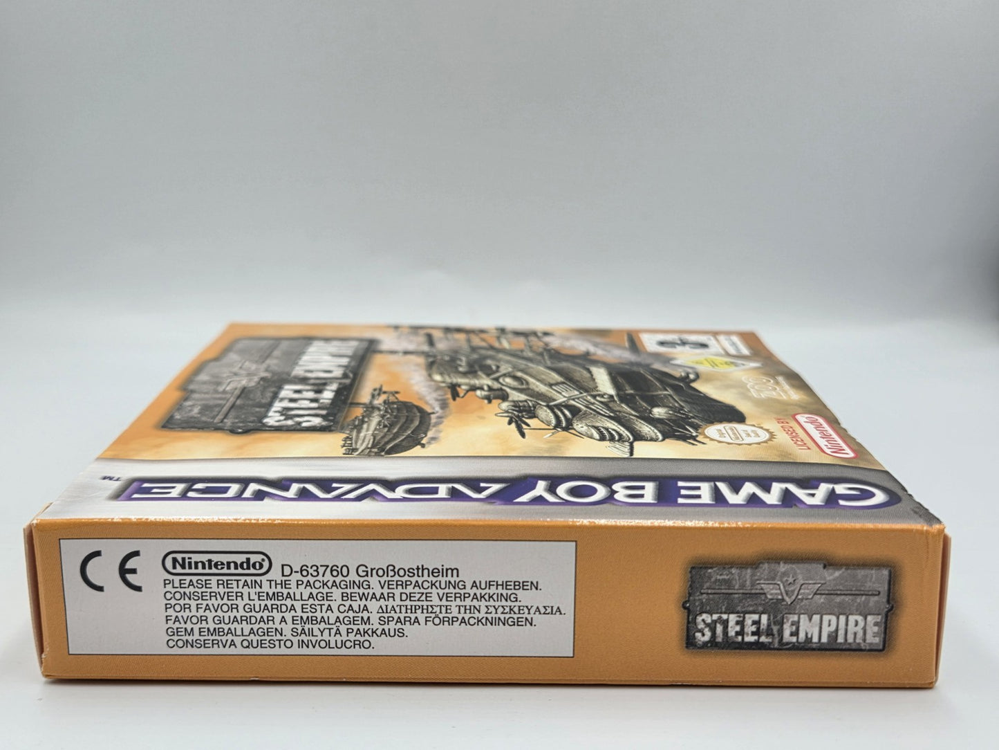 Nintendo Game Boy Advance Steel Empire mit OVP und Anleitung EUR