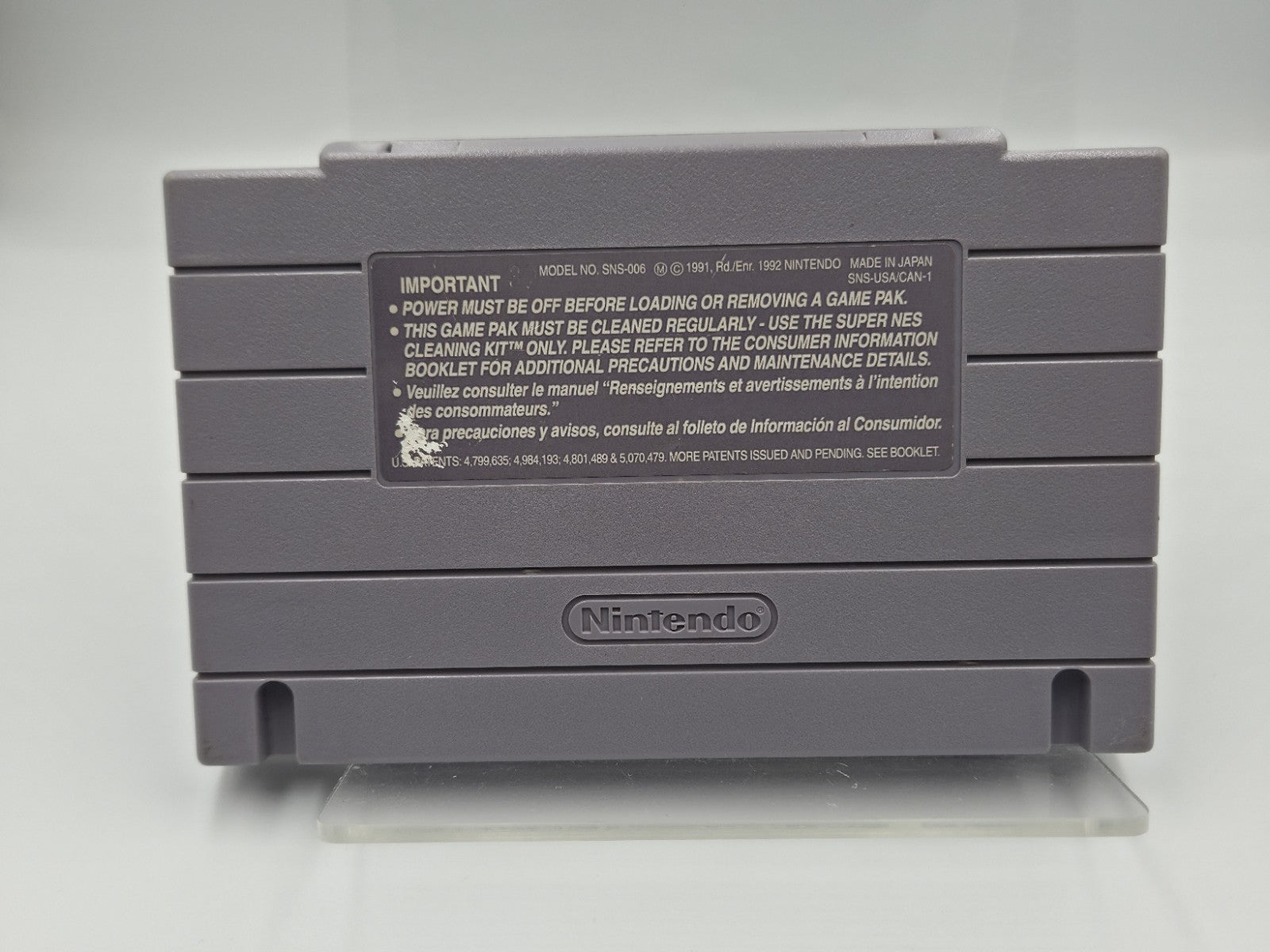 SNES Super Nintendo Utopia The Creation of a Nation NTSC USA Modul