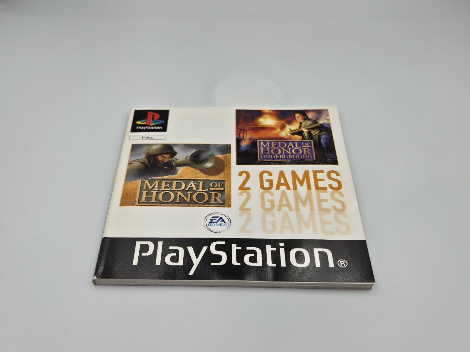 PS1 Spiel Medal of Honor 2 Games In 1 mit OVP + Anleitung Multilingual