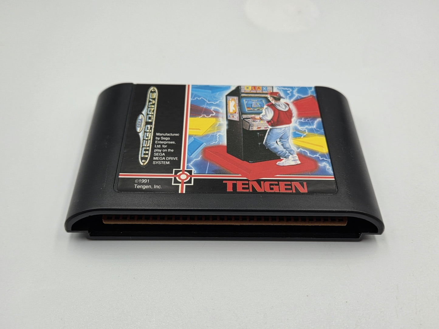 Sega Mega Drive Spiel Klax mit OVP und Anleitung Multilingual 