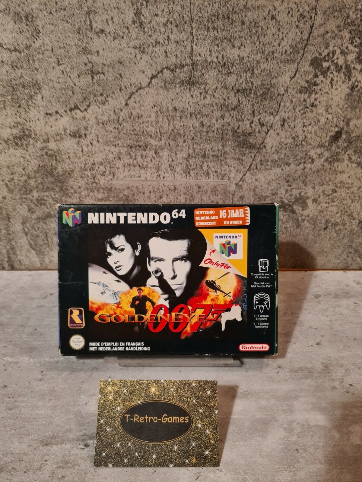N64 Nintendo 64 GoldenEye 007 mit OVP und Anleitung FAH - T-Retro-Games 