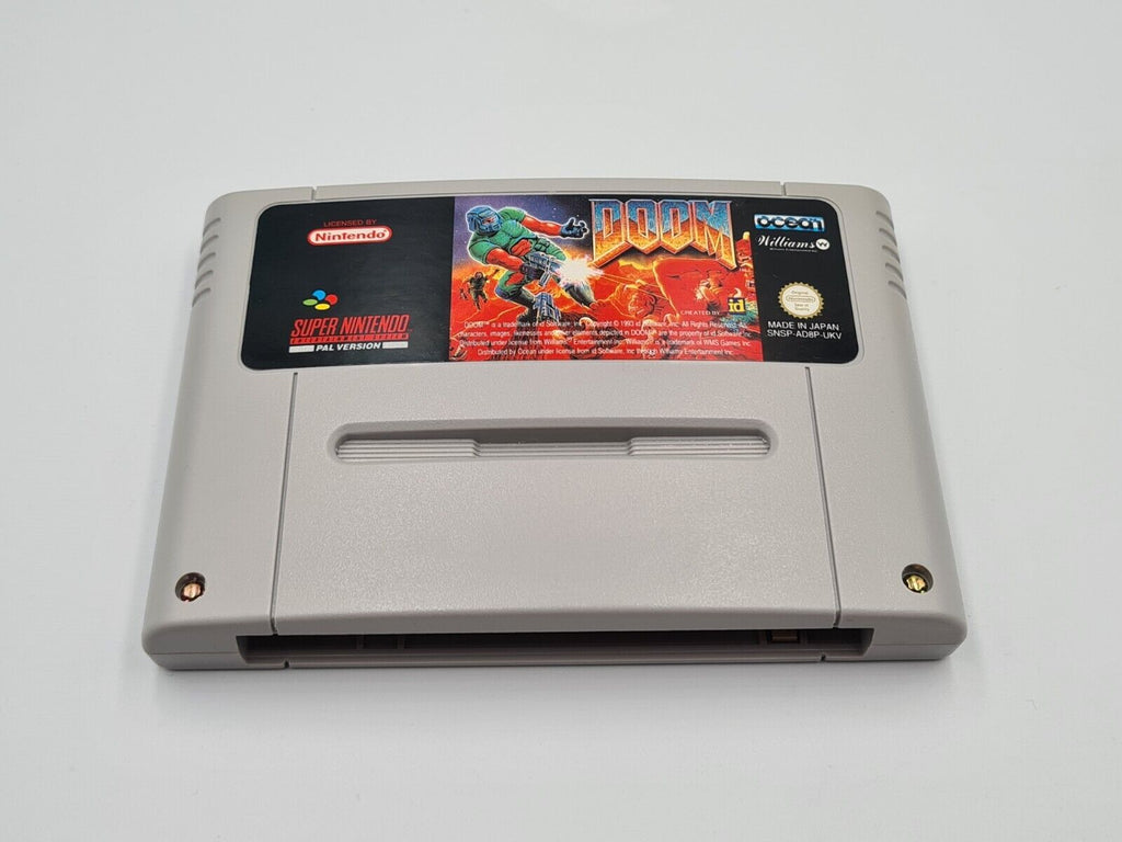 SNES Super Nintendo Doom mit OVP und Anleitung UKV - T-Retro-Games 