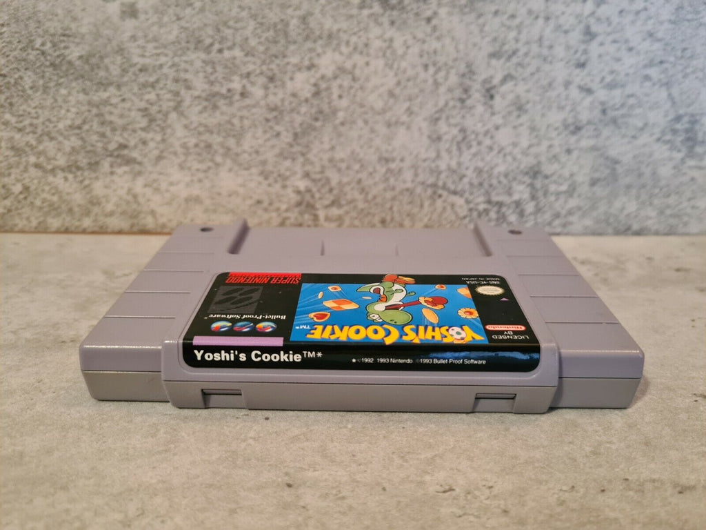 SNES Super Nintendo Yoshi's Cookie NTSC USA Modul - T-Retro-Games 