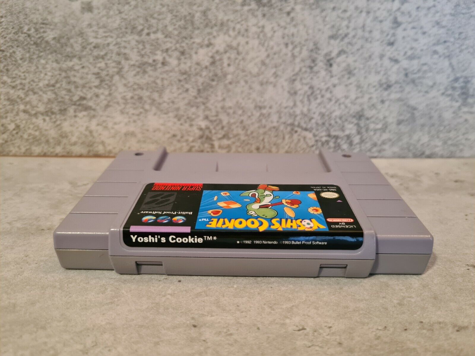 SNES Super Nintendo Yoshi's Cookie NTSC USA Modul - T-Retro-Games 