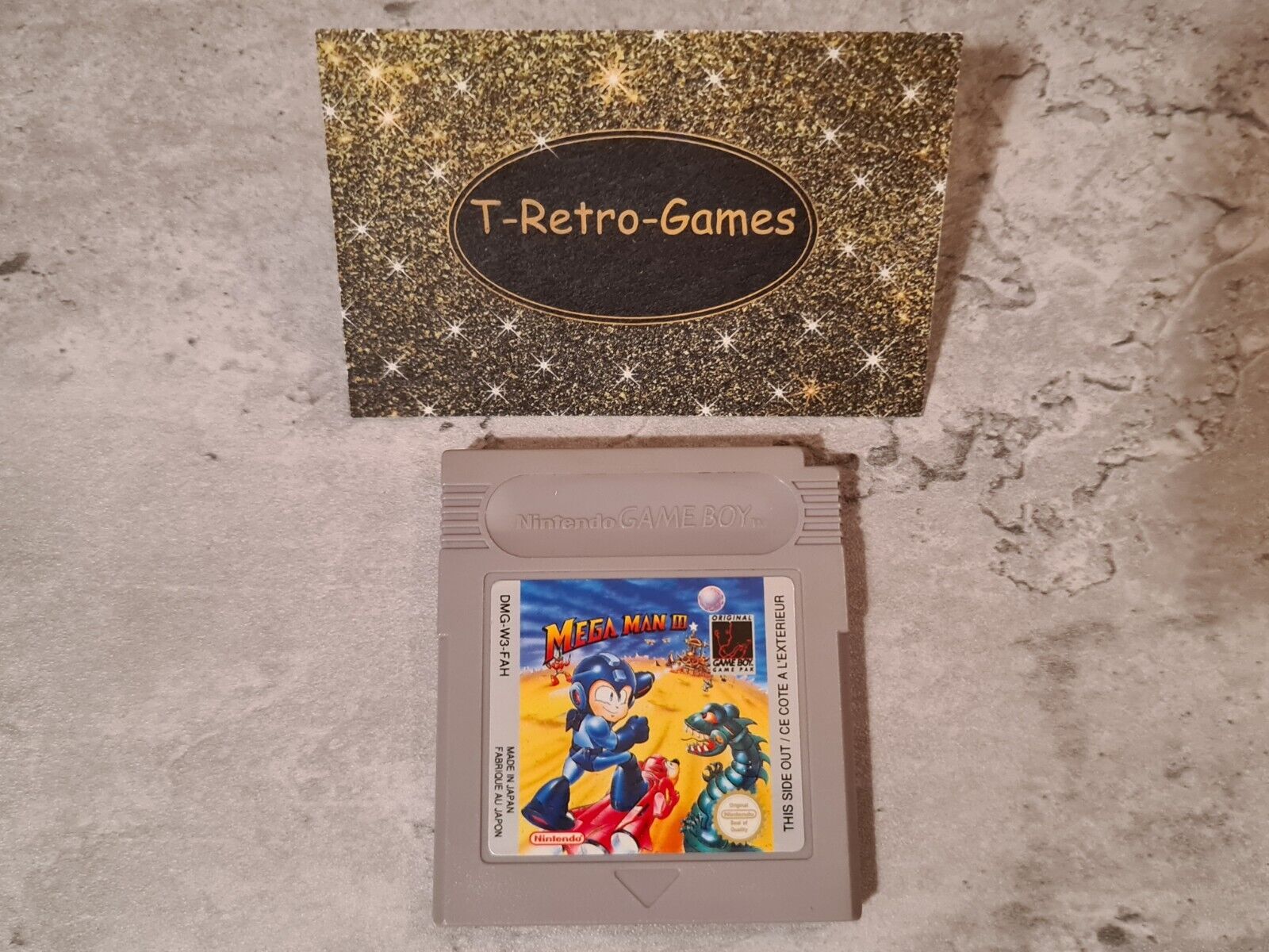 Nintendo Game Boy Classic Spiel Mega Man III Modul FAH - T-Retro-Games 