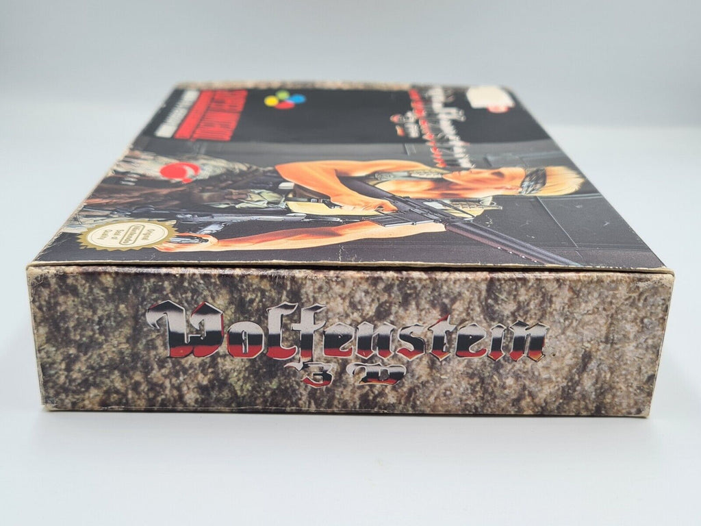 SNES Super Nintendo Wolfenstein 3D mit OVP und Anleitung FAH / UKV - T-Retro-Games 