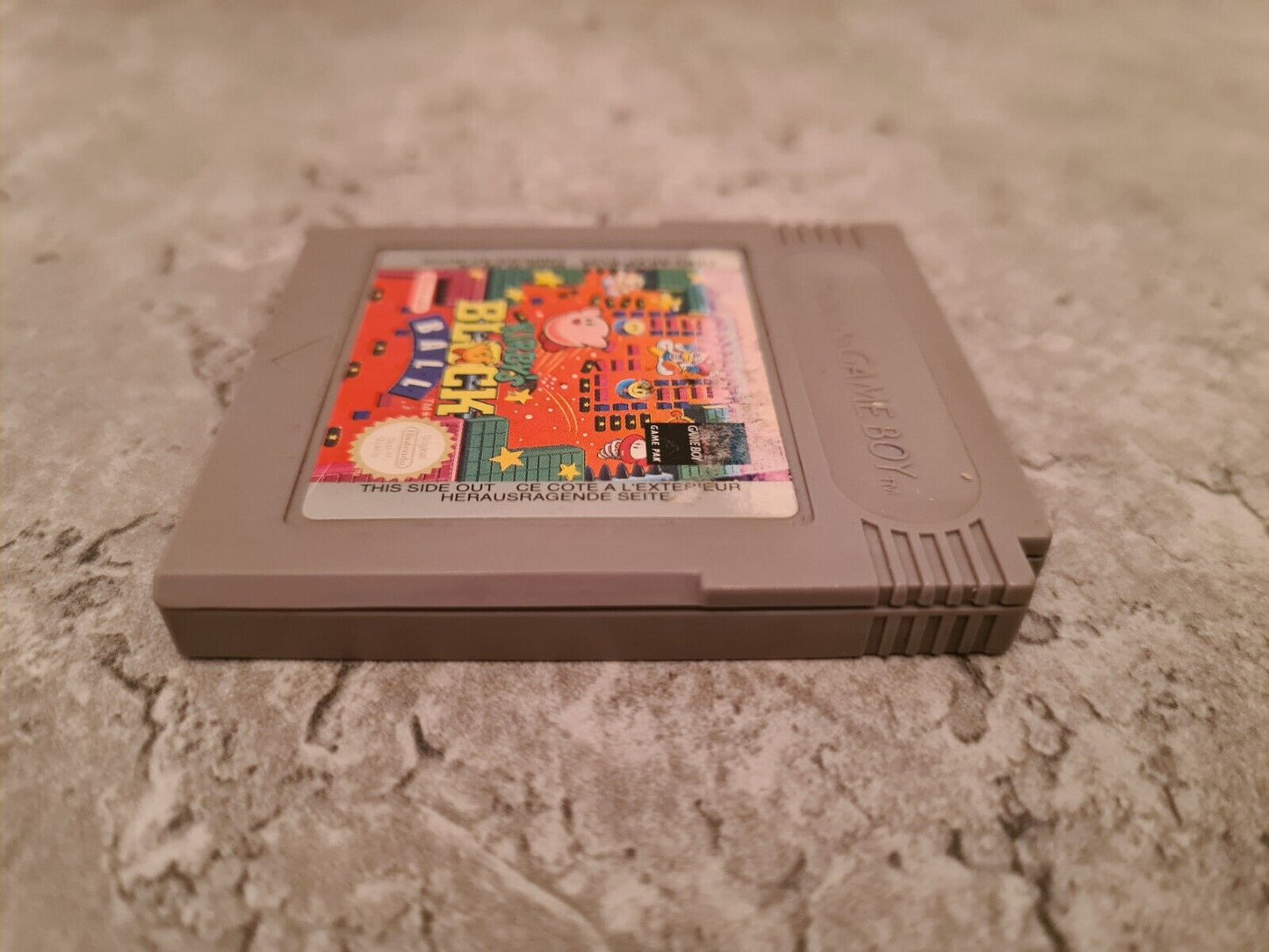 Nintendo Gameboy Classic Spiel Kirby's Block Ball Modul EUR - T-Retro-Games 
