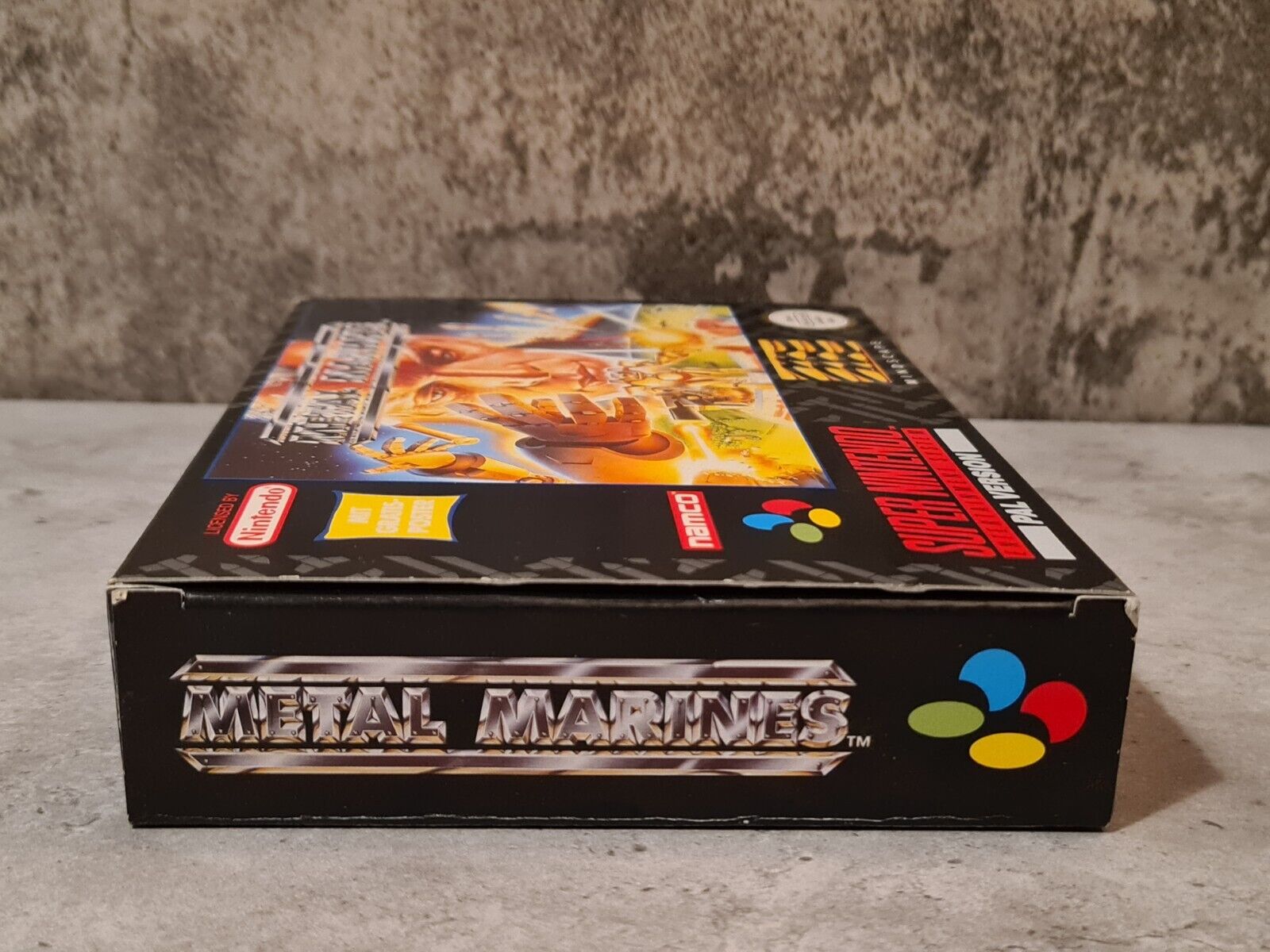 SNES Super Nintendo Metal Marines mit OVP und Anleitung + Poster NOE - T-Retro-Games 