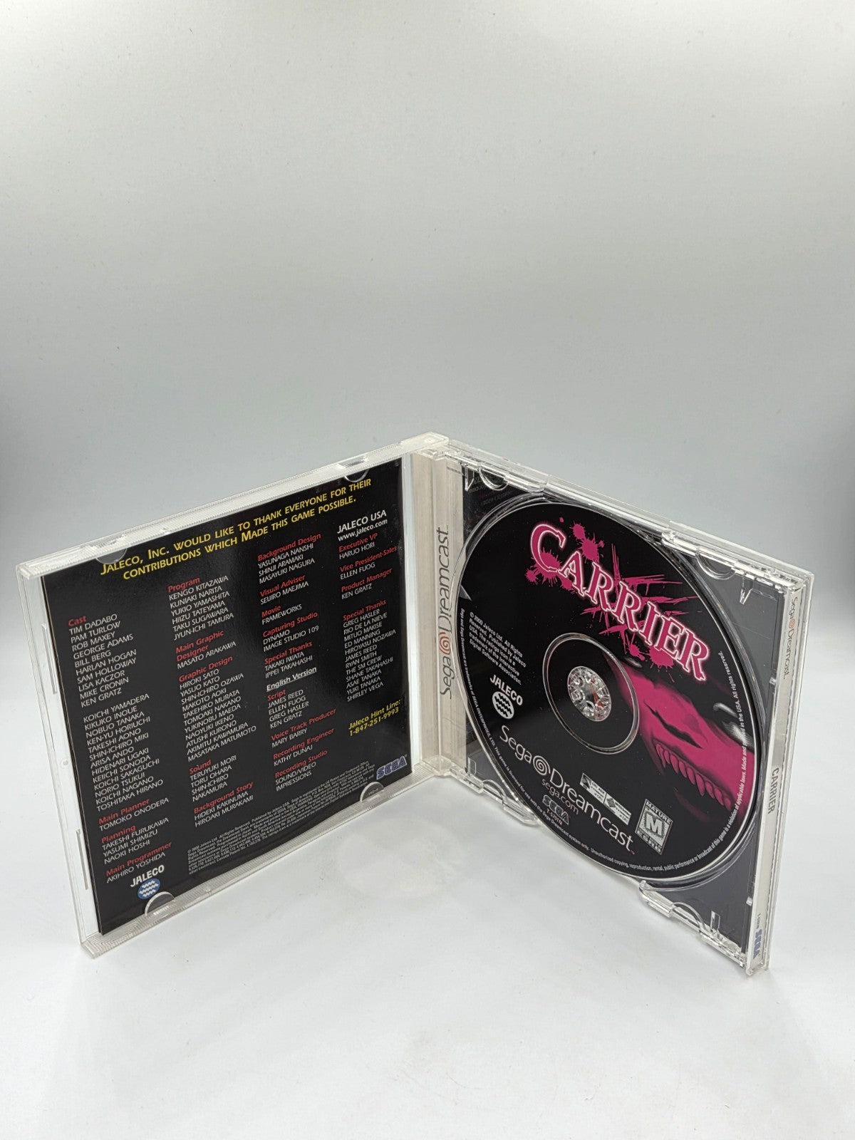 Sega Dreamcast Carrier mit OVP und Anleitung NTSC-U/C 