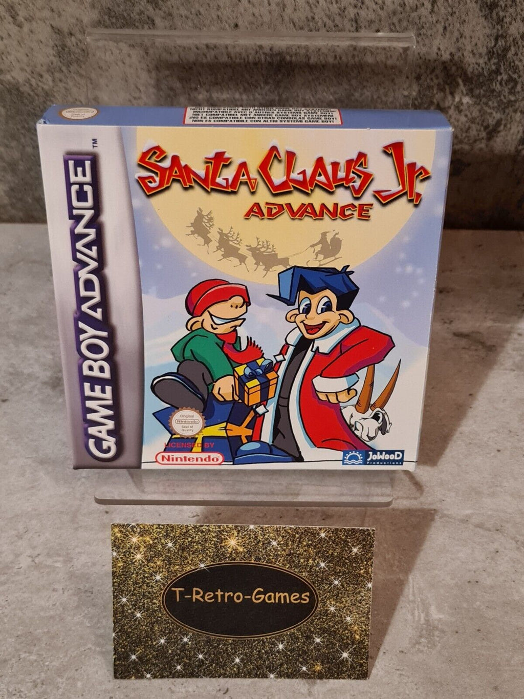 Nintendo Game Boy Advance Santa Claus Jr. Advance mit OVP und Anleitung EUR - T-Retro-Games 