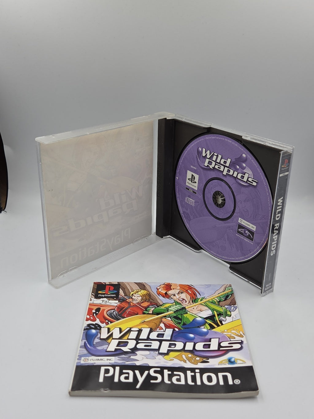 PS1 Playstation 1 Spiel Wild Rapids mit OVP und Anleitung Multilingual