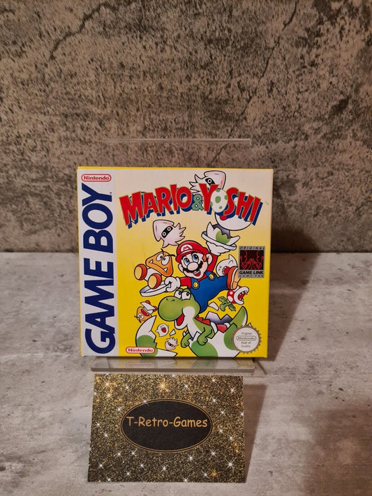 Nintendo Game Boy Classic Mario & Yoshi mit OVP und Anleitung UKV - T-Retro-Games 