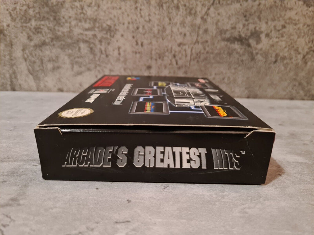 SNES Super Nintendo Williams Arcades Greatest Hits mit OVP und Anleitung EUR - T-Retro-Games 