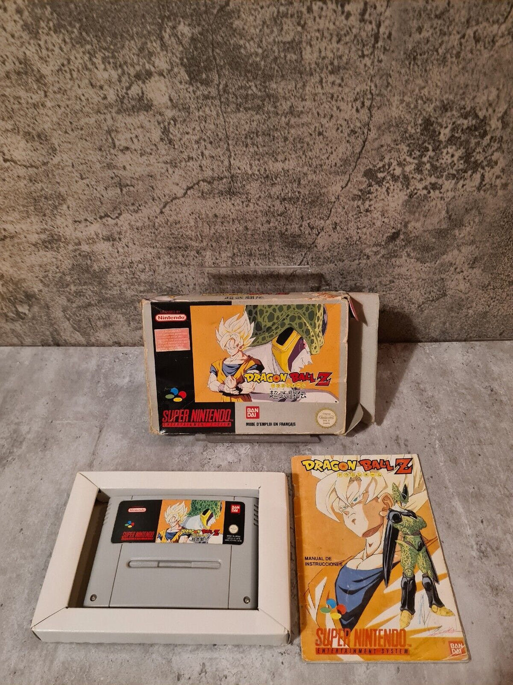 SNES Super Nintendo Dragon Ball Z Botuden mit OVP und Anleitung FRA/ESP - T-Retro-Games 