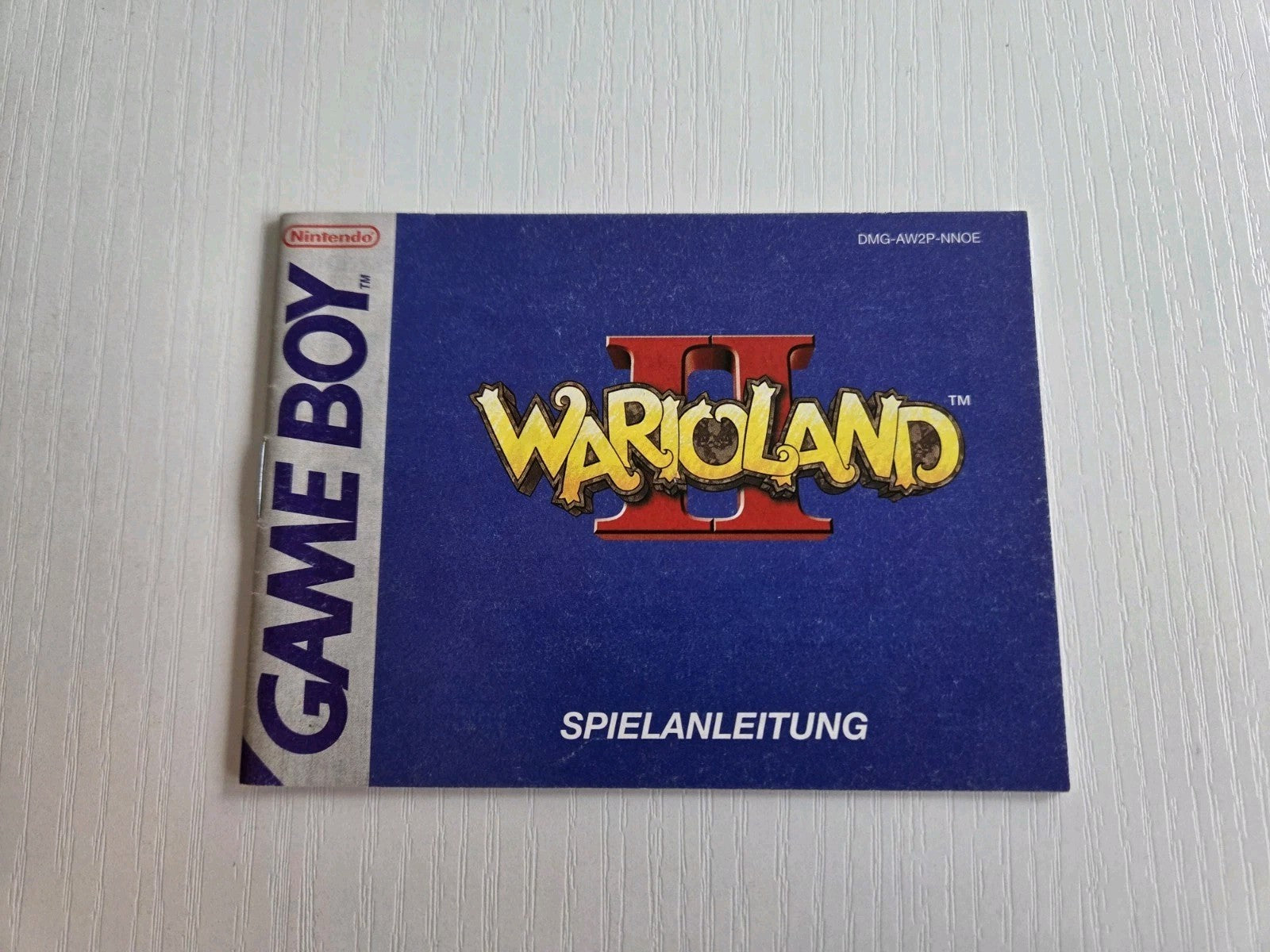 Nintendo Game Boy Classic Wario Land II  Instruction Booklet Spielanleitung NOE