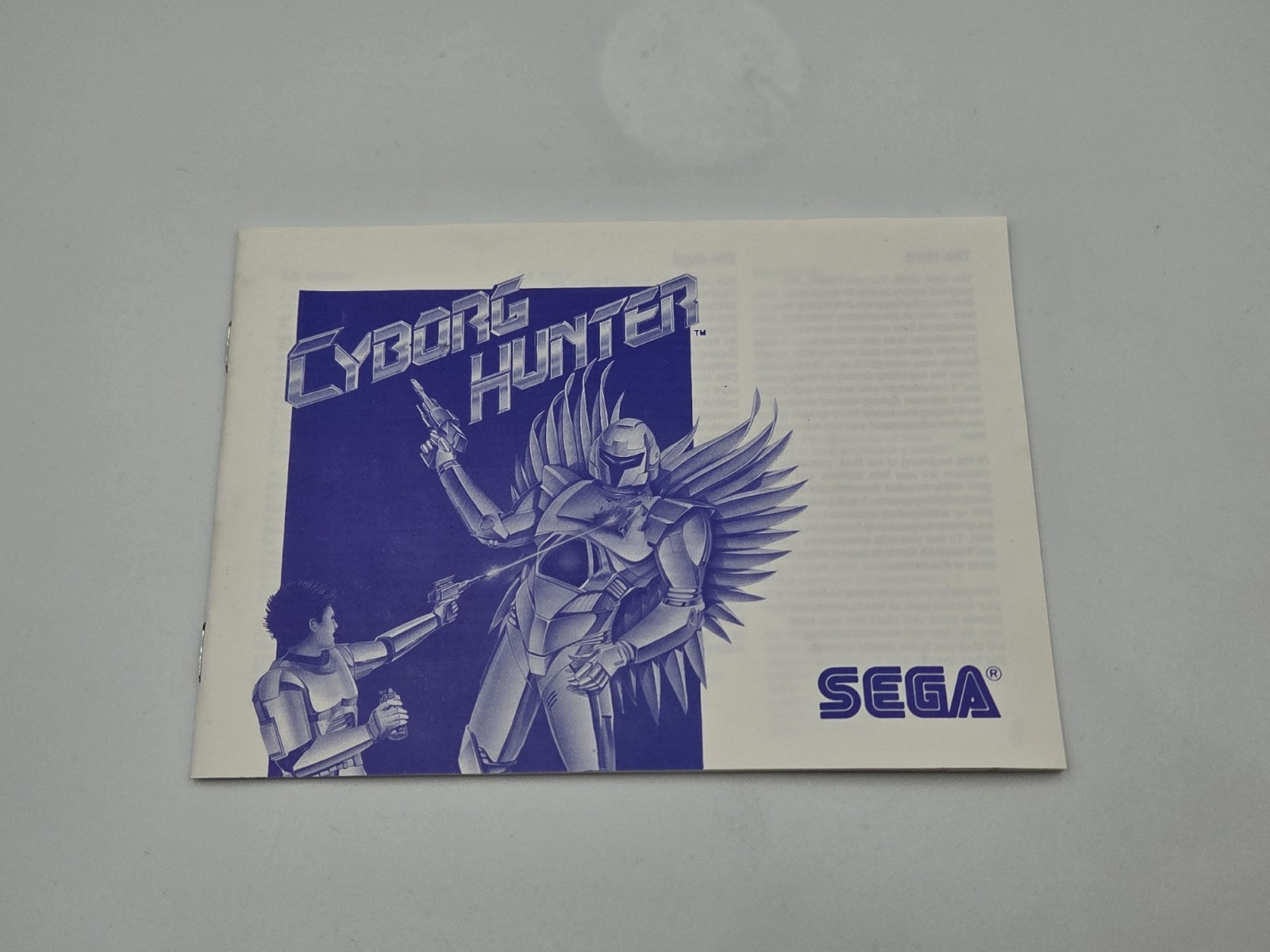 Sega Master System Cyborg Hunter mit OVP und Anleitung Multilingual 