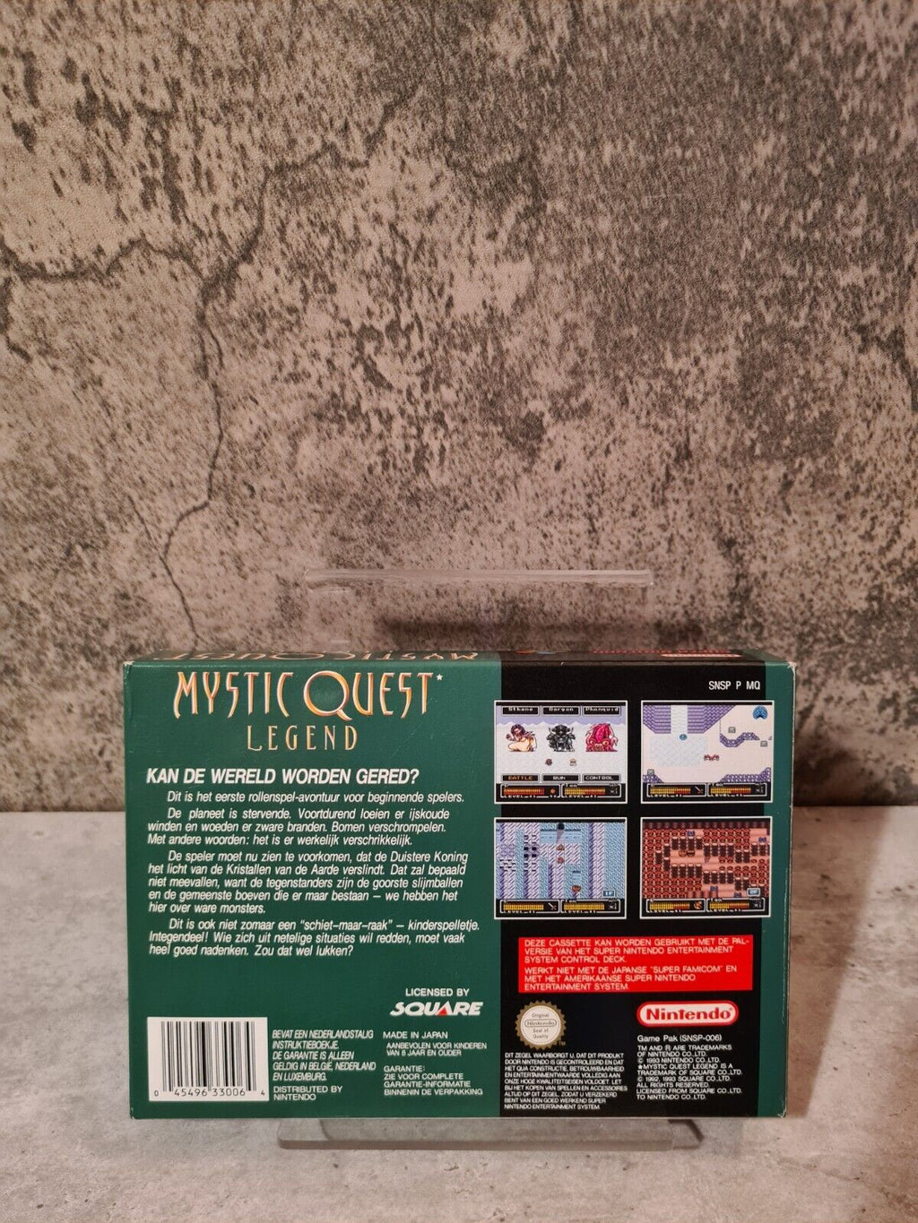 SNES Super Nintendo Mystic Quest Legend mit OVP und Anleitung + Poster HOL - T-Retro-Games 