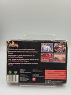 SNES Super Nintendo Power Rangers Leer OVP Empty Box EUR