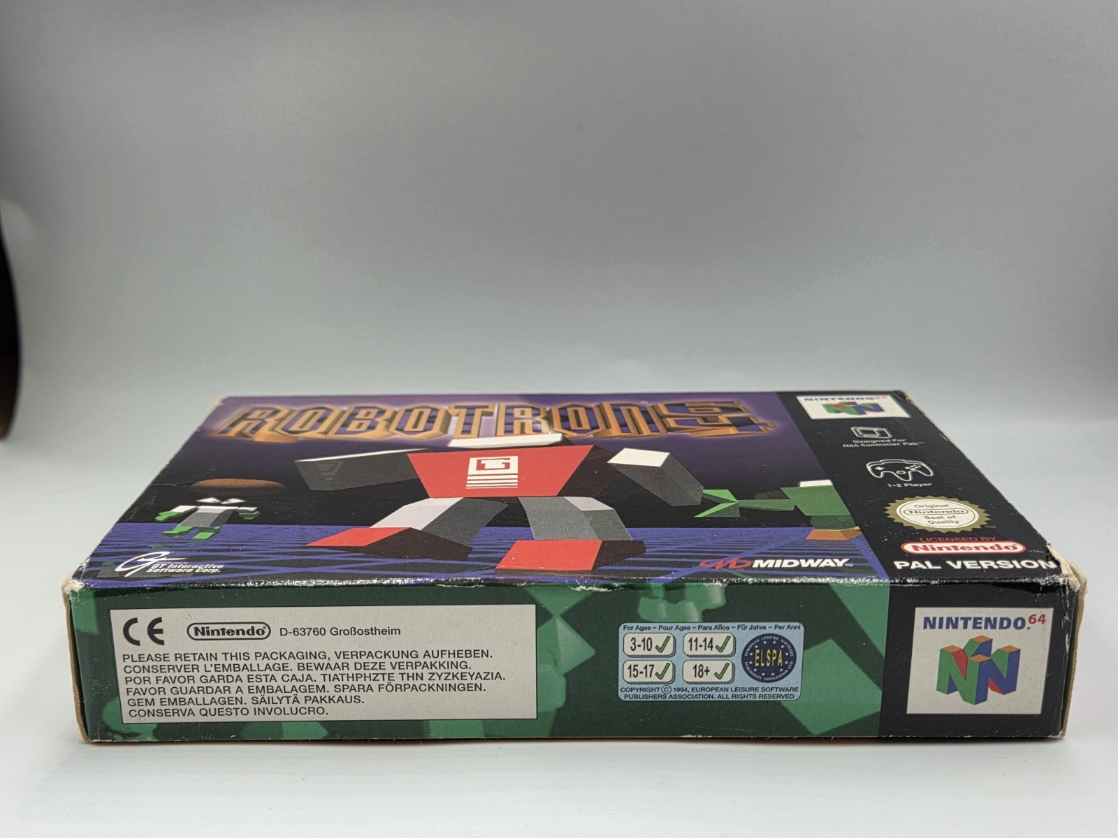 N64 Nintendo 64 RoboTron 64 mit OVP und Anleitung EUR