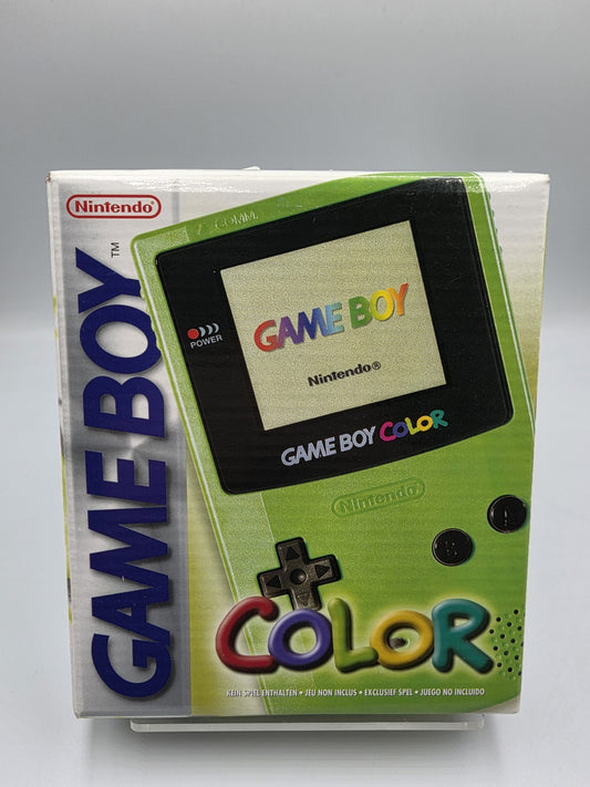 Nintendo Game Boy Color OVP Console Konsole EUR Neon Grün Lime Green 