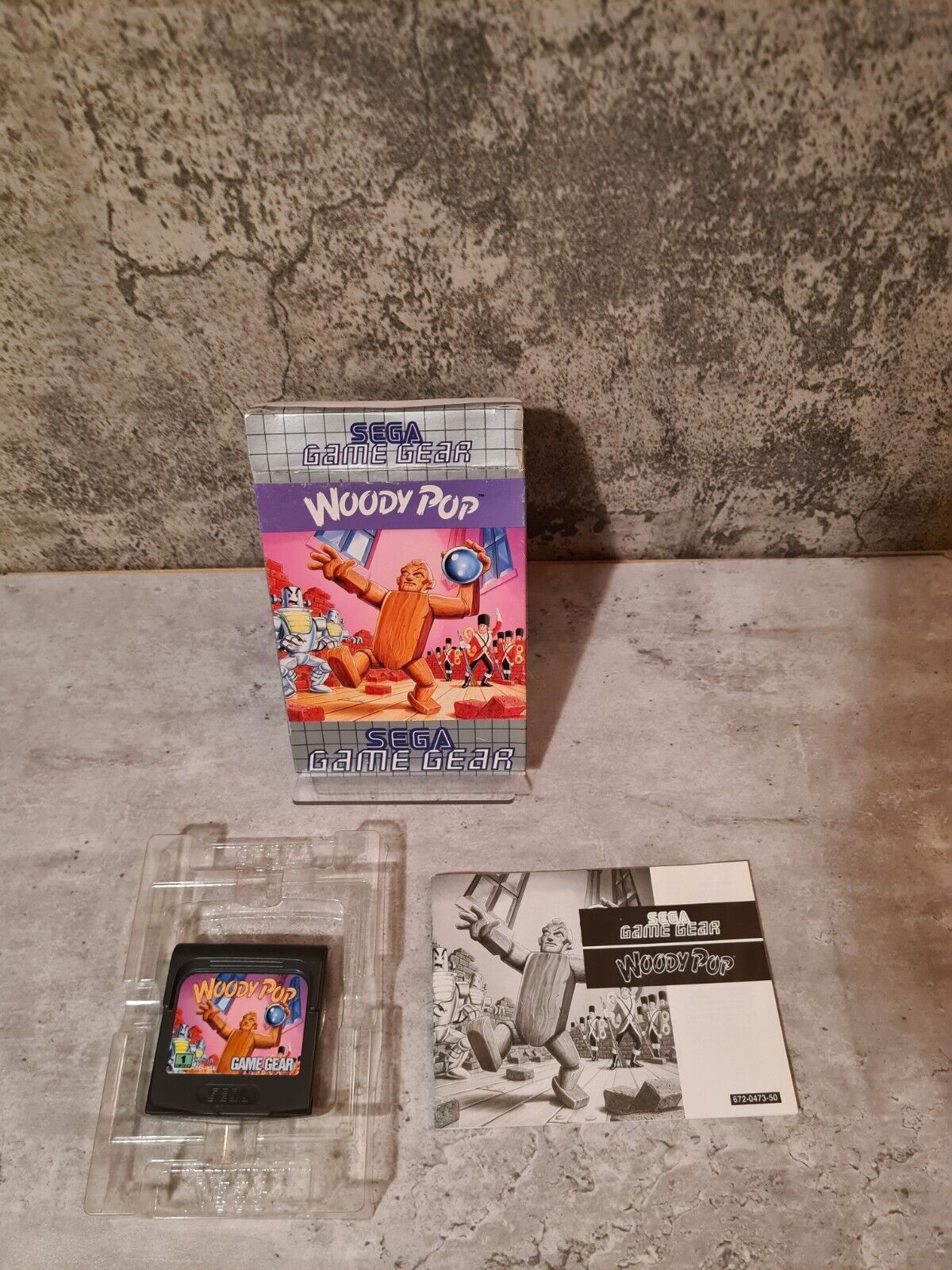 Sega Game Gear Woody Pop mit OVP und Anleitung Multi Language - T-Retro-Games 