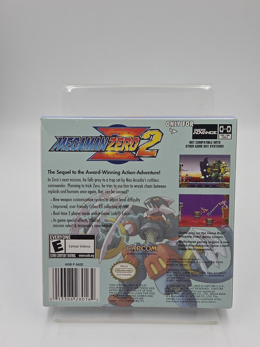 Nintendo Game Boy Advance Spiel Mega Man Zero 2 mit OVP und Anleitung USA