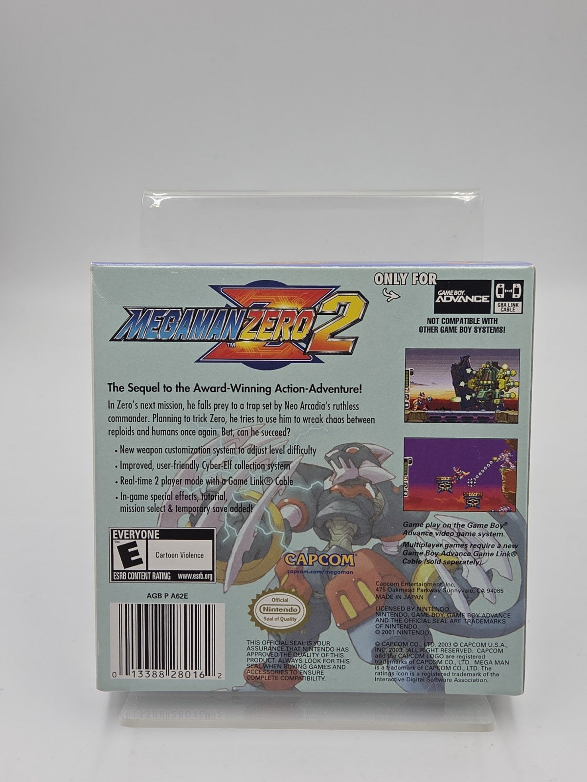 Nintendo Game Boy Advance Spiel Mega Man Zero 2 mit OVP und Anleitung USA