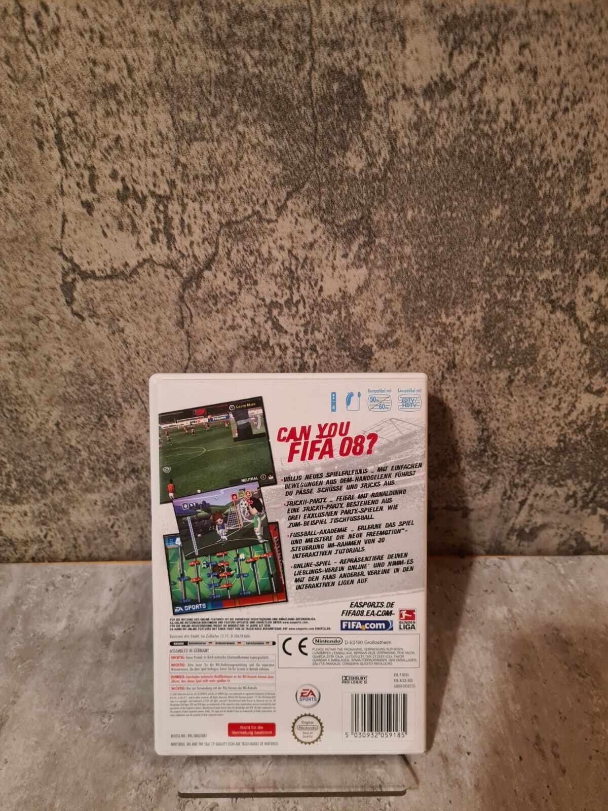 Nintendo Wii Spiel Fifa 08 mit OVP und Anleitung NOE - T-Retro-Games 
