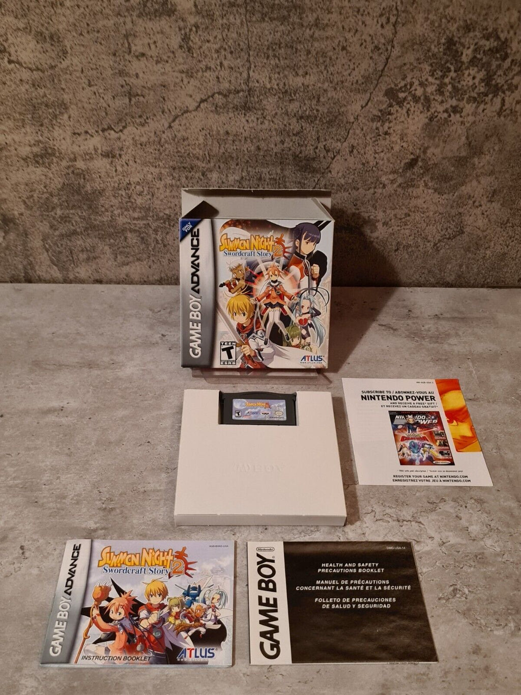 Game Boy Advance Summon Night Swordcraft Story 2 mit OVP und Anleitung USA - T-Retro-Games 