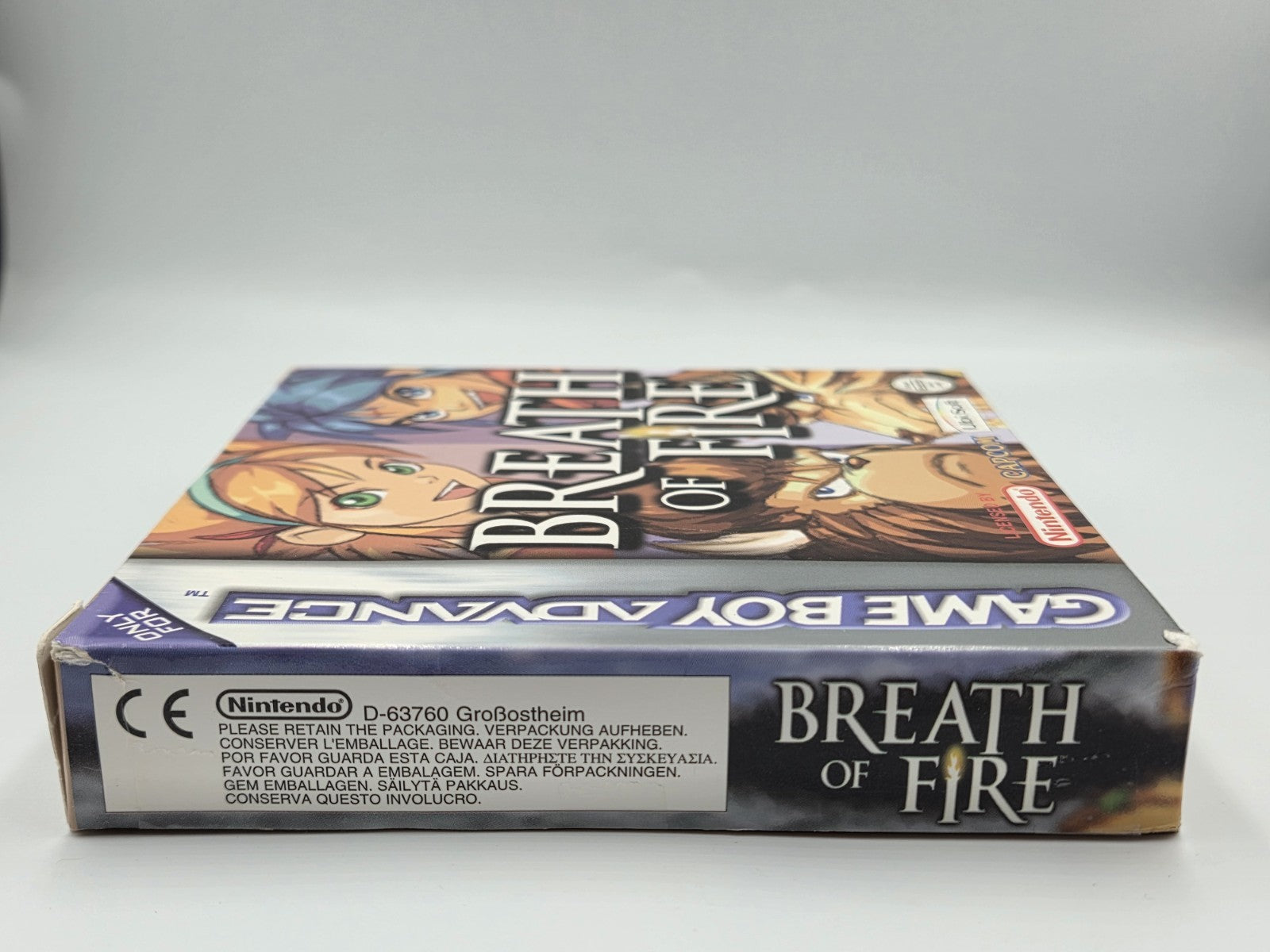 Nintendo Game Boy Advance Breath of Fire mit OVP und Anleitung EUR