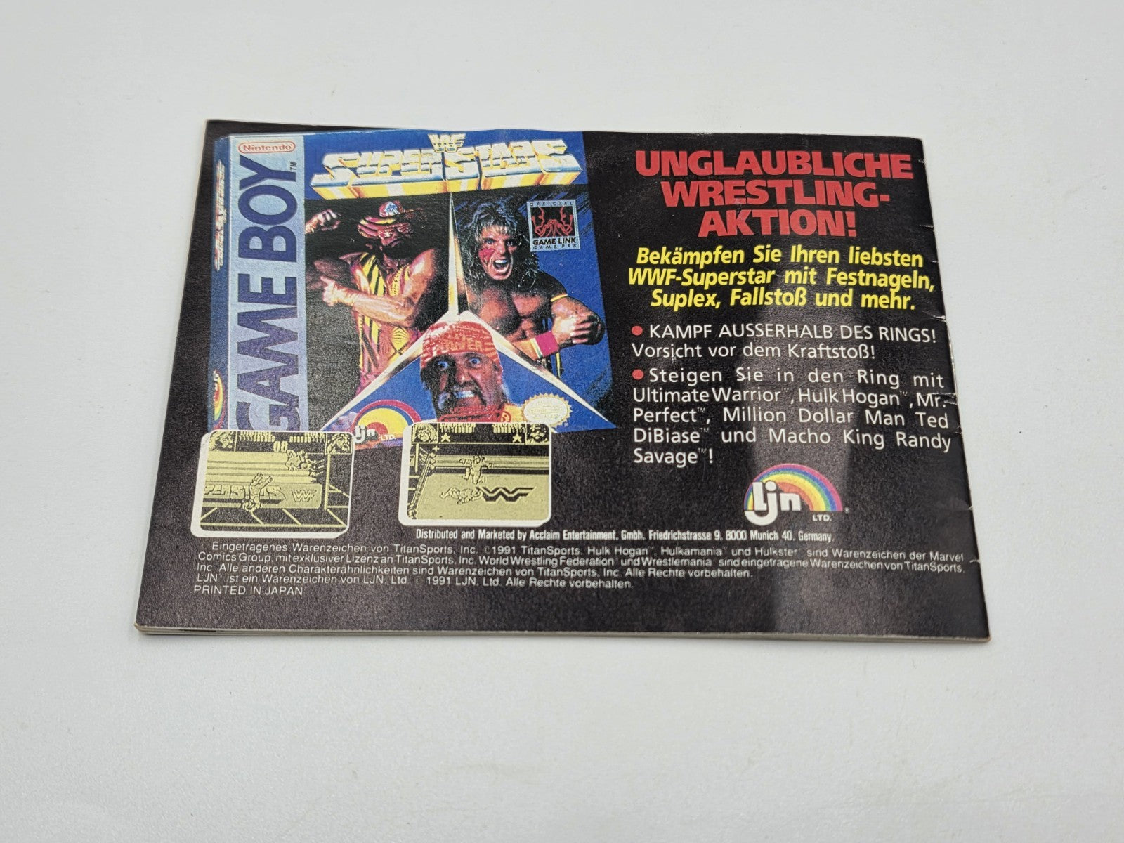 Nintendo Game Boy Classic Double Dragon II mit OVP und Anleitung NOE - T-Retro-Games 