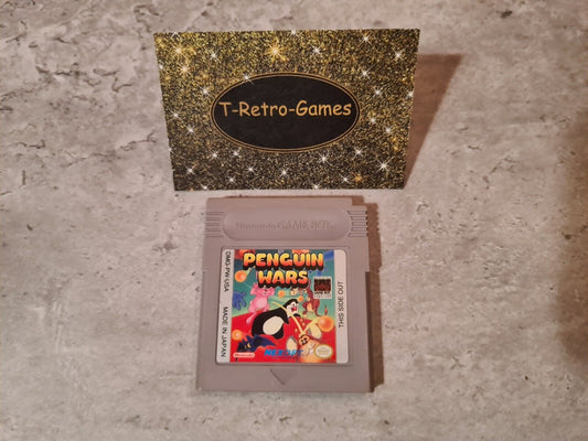 Nintendo Gameboy Classic Spiel Penguin Wars Modul USA - T-Retro-Games 