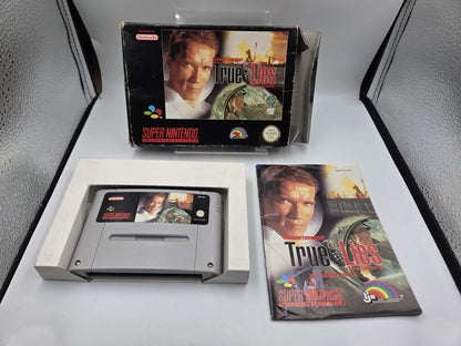 SNES Super Nintendo True Lies mit OVP und Anleitung NOE