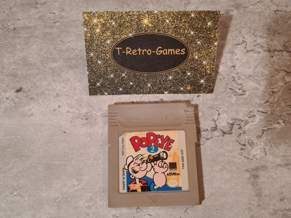 Nintendo Game Boy Classic Spiel Popeye 2 Modul USA - T-Retro-Games 