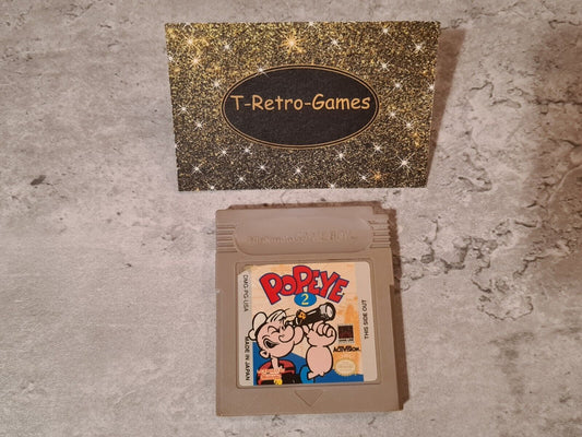 Nintendo Game Boy Classic Spiel Popeye 2 Modul USA - T-Retro-Games 