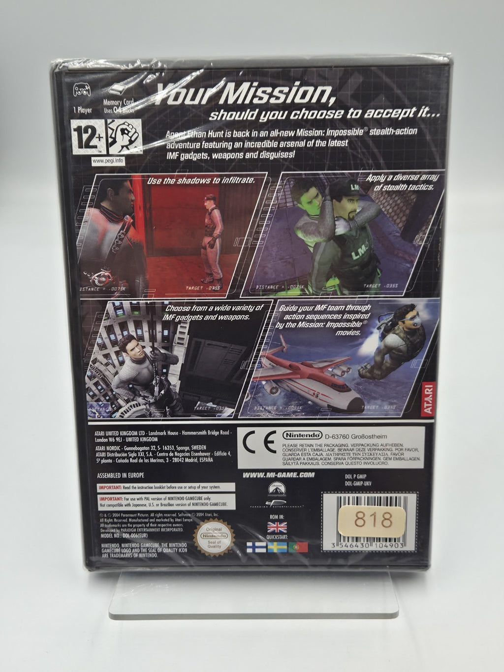 Nintendo GameCube Mission: Impossible M:I Operation Surma Sealed Neu NEW English