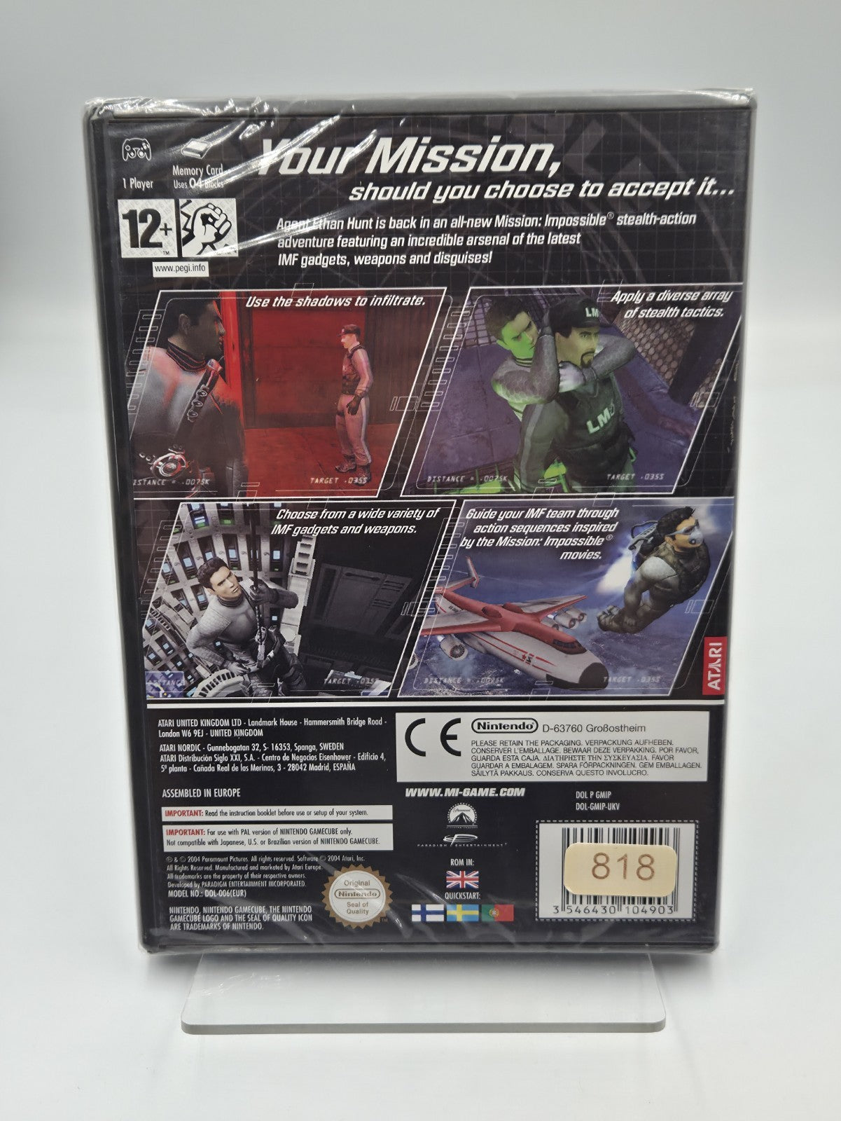 Nintendo GameCube Mission: Impossible M:I Operation Surma Sealed Neu NEW English