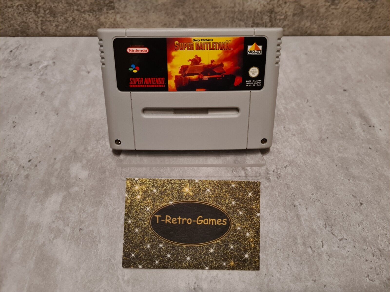 SNES Super Nintendo Super BattleTank Modul FAH - T-Retro-Games 