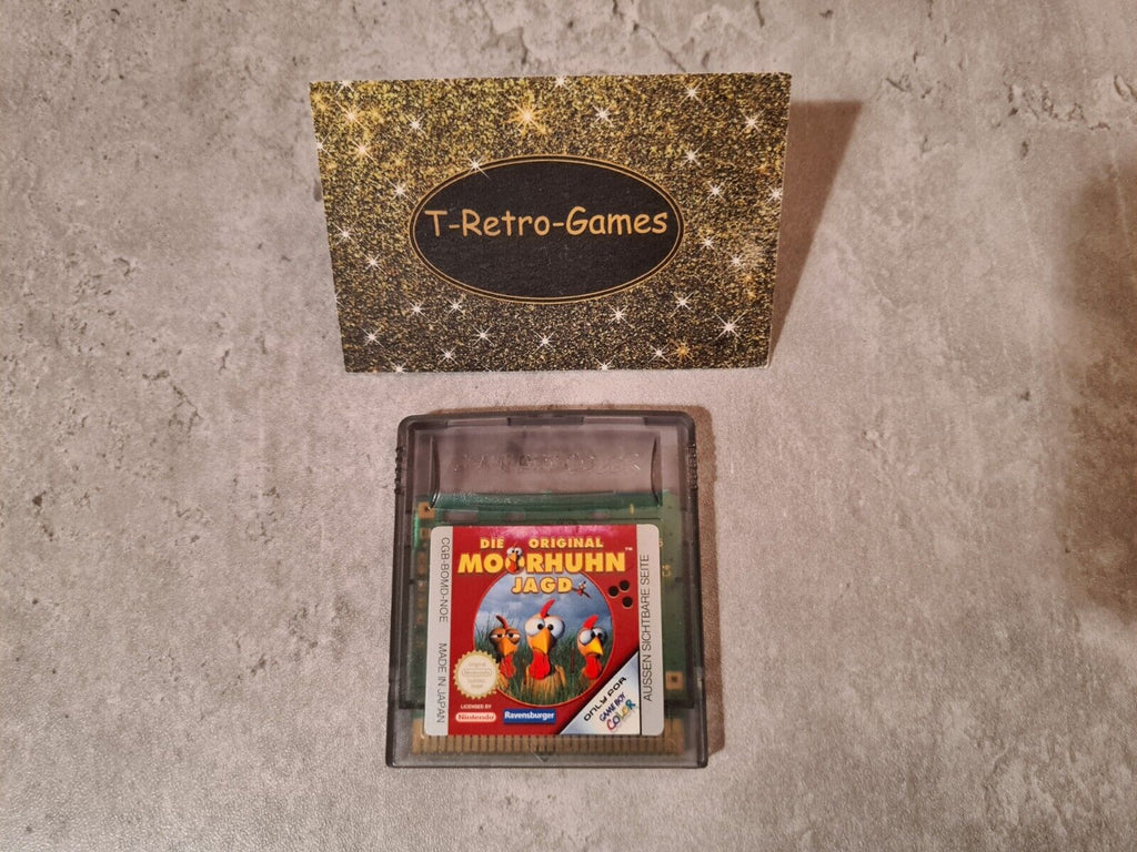 Nintendo Game Boy Color Die Original Moorhuhn Jagd NOE Modul - T-Retro-Games 