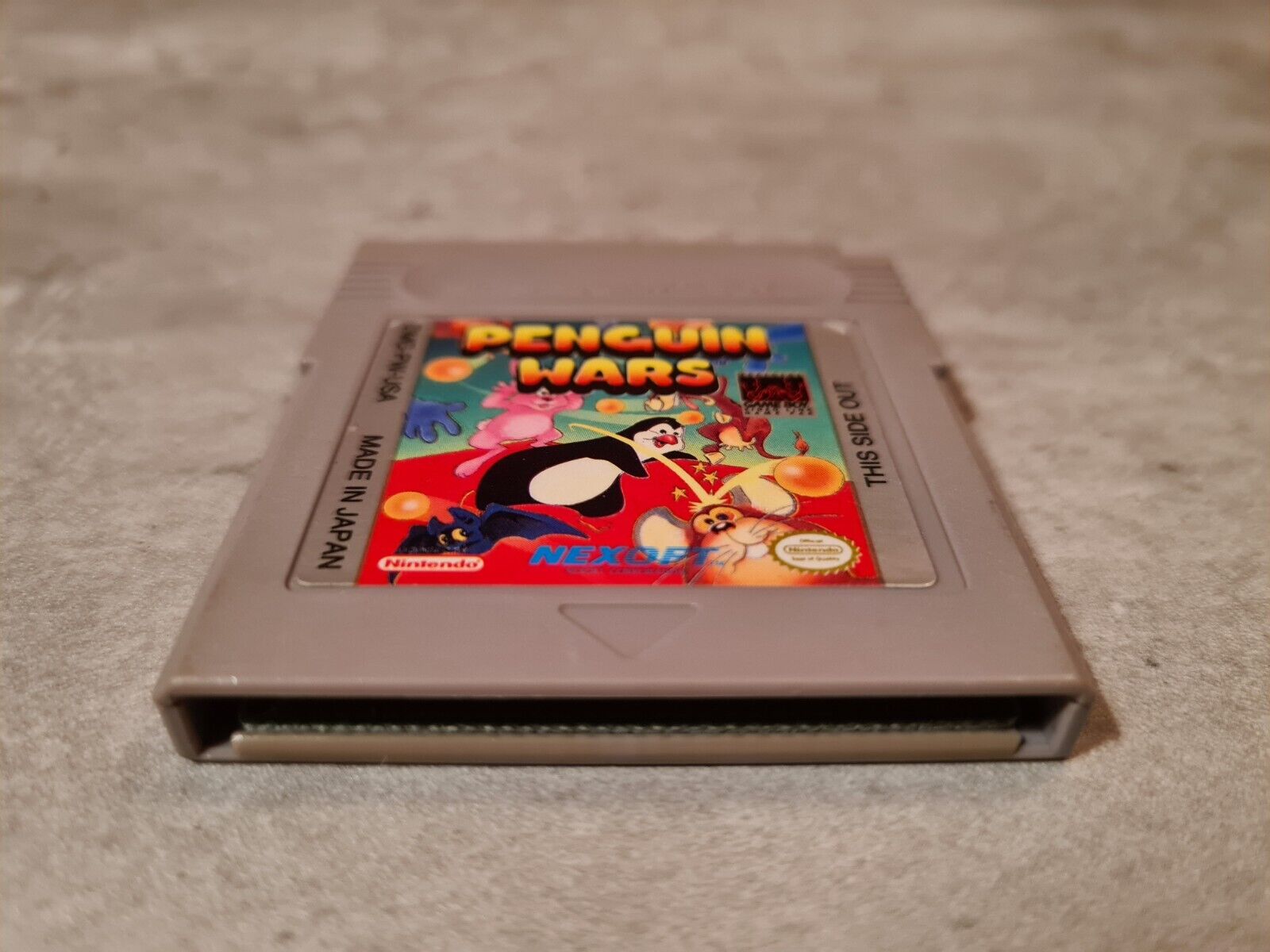Nintendo Gameboy Classic Spiel Penguin Wars Modul USA - T-Retro-Games 