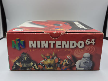 N64 Nintendo 64 Controller Joystick Rot Red OVP EUR
