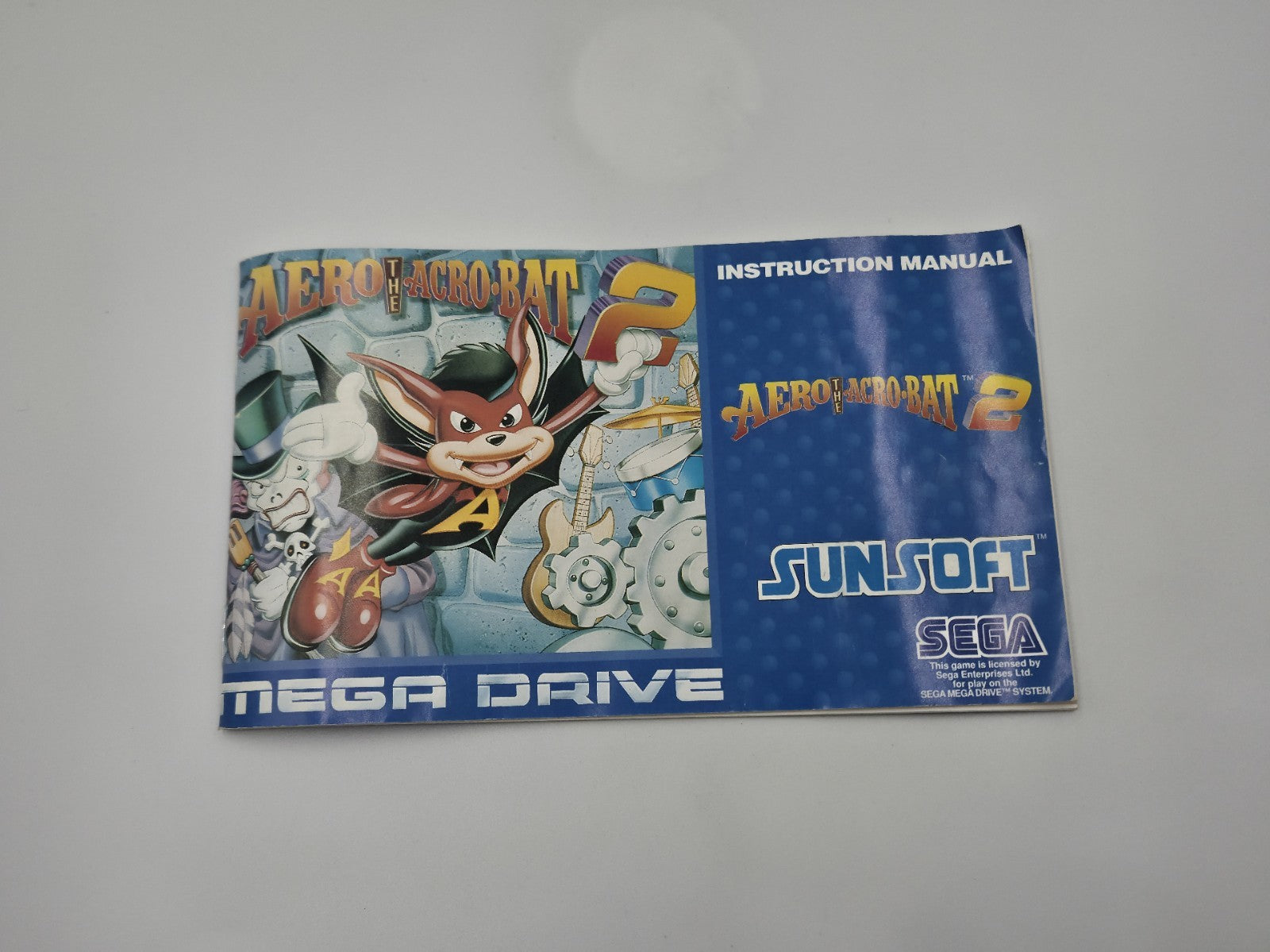 Sega Mega Drive Spiel Aero The Acro-Bat 2 mit OVP und Anleitung Multi Language 