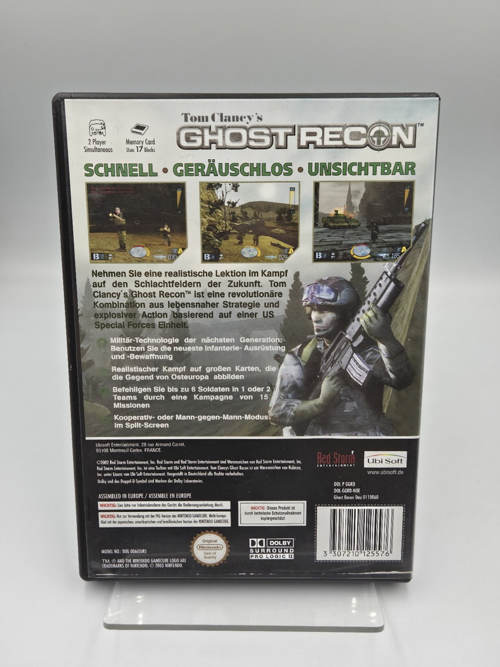 Nintendo GameCube Tom Clancy's Ghost Recon mit OVP NOE