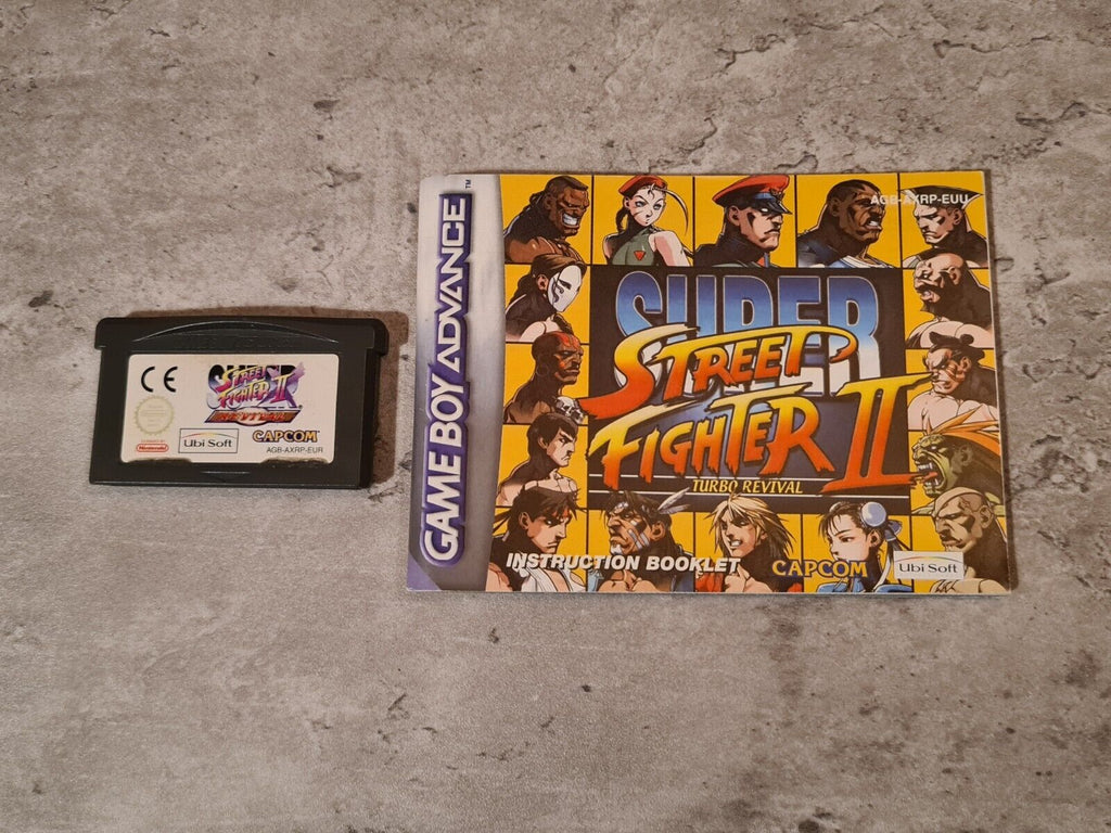 Gameboy Advance Super Street Fighter II Turbo Revival mit OVP und Anleitung EUR - T-Retro-Games 