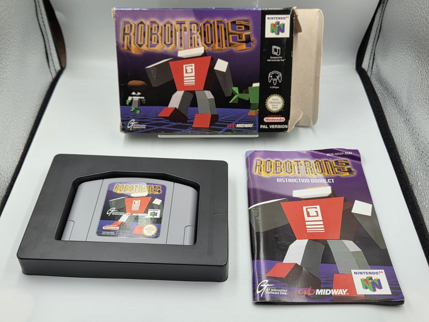 N64 Nintendo 64 RoboTron 64 mit OVP und Anleitung EUR