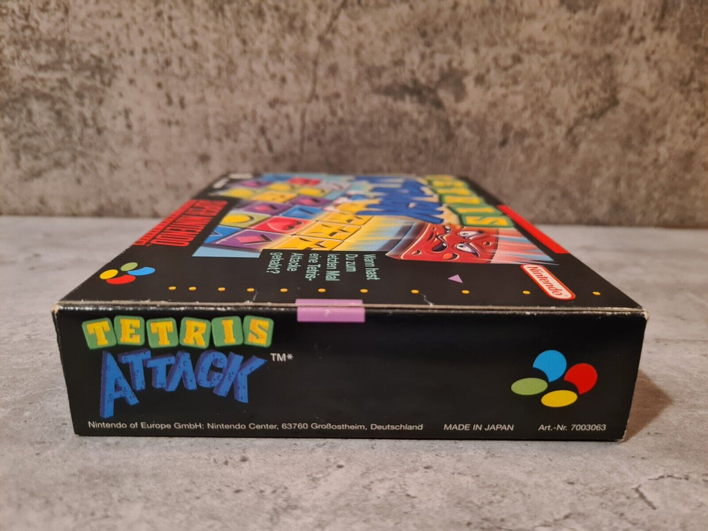 SNES Super Nintendo Tetris Attack mit OVP und Anleitung NOE - T-Retro-Games 